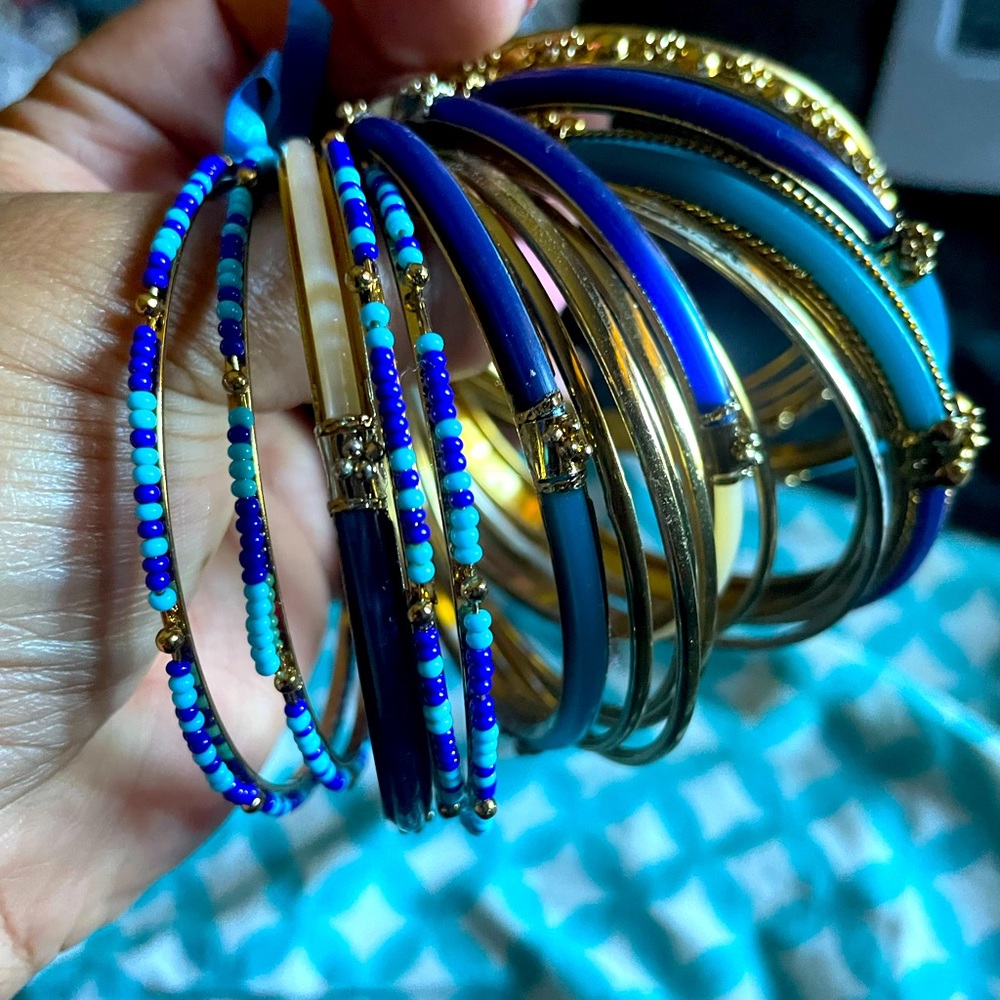 Beautiful bangle bracelets.
